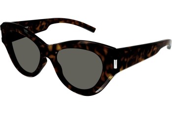 Sonnenbrille Saint Laurent SL506 002 Cat Eye Havanna