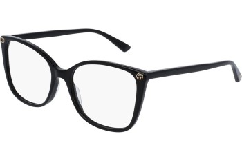 Glasses Gucci GG0026O 001 Cat Eye Schwarz