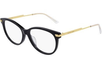 Glasses Bottega Veneta BV1039O 001 Rund Schwarz