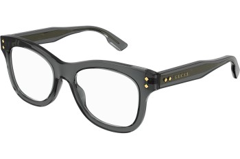 Glasses Gucci GG1086O 008 Quadratisch Grau