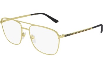 Brillen Gucci GG0833O 002 Pilot Gold