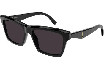 Sunglasses Saint Laurent SLM104 004 Polarized Quadratisch Schwarz