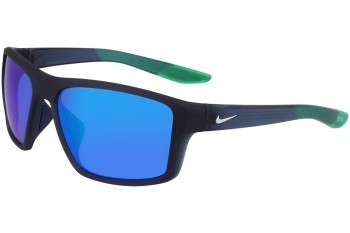 Sonnenbrille Nike Brazen Fury M FJ2264 410 Rechteck Schwarz