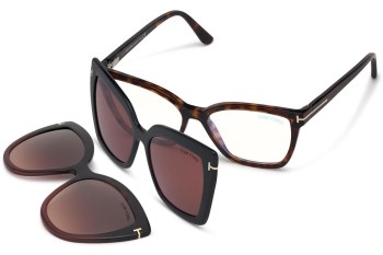 Glasses Tom Ford FT5641-B 054 Quadratisch Havanna