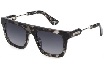 Sonnenbrille Police Prince 2 SPLF71 3KUY Rechteck Havanna