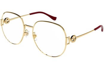 Brillen Gucci GG1208O 001 Rund Gold