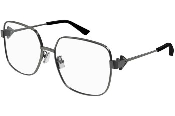 Glasses Bottega Veneta BV1200O 001 Quadratisch Silber