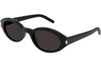 Sunglasses Saint Laurent SL567 001 Oval Schwarz