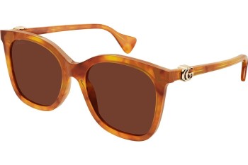 Sunglasses Gucci GG1071S 003 Quadratisch Havanna