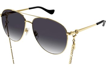 Sonnenbrille Gucci GG1088S 001 Pilot Gold