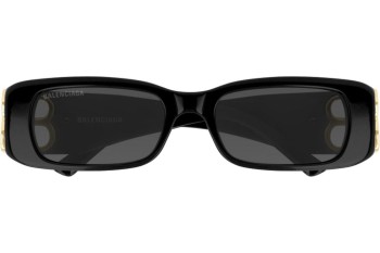 Sonnenbrille Balenciaga BB0096S 001 Rechteck Schwarz