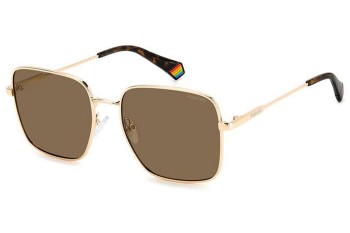 Sonnenbrille Polaroid PLD6194/S/X DDB/SP Polarized Quadratisch Gold