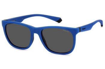 Sunglasses Polaroid PLD2140/S DOF/M9 Polarized Quadratisch Blau