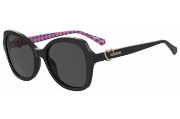 Sunglasses Love Moschino MOL059/S 807/IR Cat Eye Schwarz