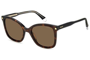 Sonnenbrille Polaroid PLD4151/S/X 086/SP Polarized Quadratisch Havanna