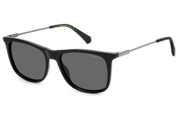 Sonnenbrille Polaroid PLD4145/S/X 807/M9 Polarized Quadratisch Schwarz