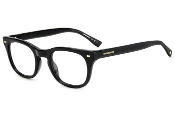 Brillen Dsquared2 D20078 807 Rund Schwarz