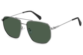 Sunglasses Polaroid PLD4141/G/S/X 6LB/UC Polarized Quadratisch Silber