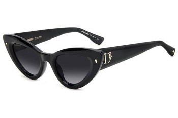 Sunglasses Dsquared2 D20092/S 807/9O Cat Eye Schwarz