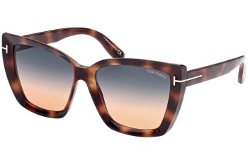 Sonnenbrille Tom Ford Scarlet FT0920 53P Quadratisch Havanna