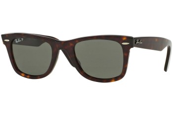 Sunglasses Ray-Ban Wayfarer Classic RB2140 902/58 Polarized Quadratisch Havanna