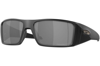 Sunglasses Oakley Heliostat OO9231-02 Polarized Rechteck Schwarz