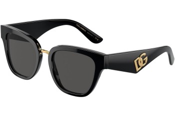 Sunglasses Dolce & Gabbana DG4437 501/87 Cat Eye Schwarz