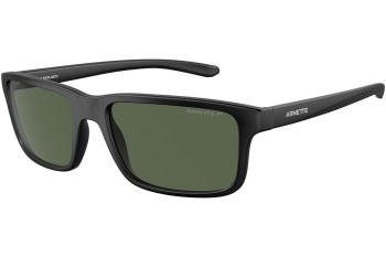 Sunglasses Arnette Mwamba AN4322 27589A Polarized Rechteck Schwarz