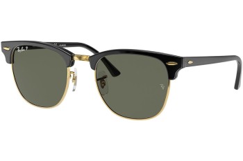 Sonnenbrille Ray-Ban Clubmaster RB3016 901/58 Polarized Browline Schwarz