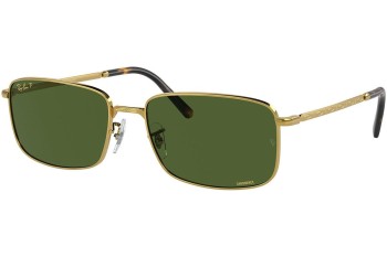 Sunglasses Ray-Ban RB3717 9196P1 Polarized Rechteck Gold