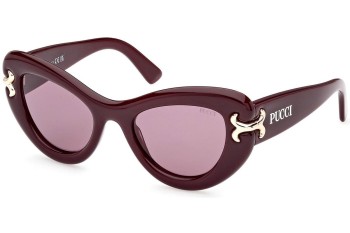 Sunglasses Emilio Pucci EP0212 81S Cat Eye Rot