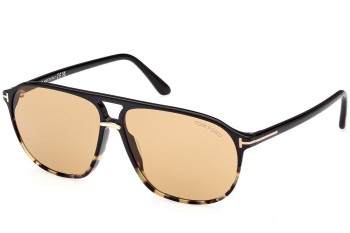 Sonnenbrille Tom Ford FT1026 05E Pilot Schwarz