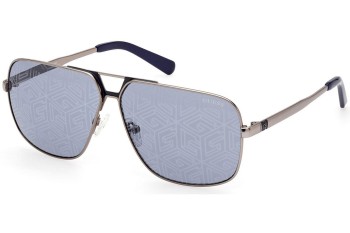 Sonnenbrille Guess GU00070 09V Pilot Silber