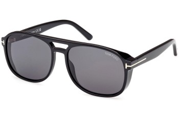 Sonnenbrille Tom Ford FT1022 01A Pilot Schwarz