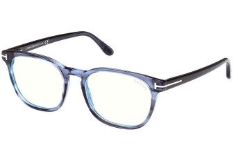 Glasses Tom Ford FT5868-B 092 Quadratisch Blau