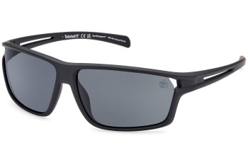 Sonnenbrille Timberland TB9307 02D Polarized Rechteck Schwarz