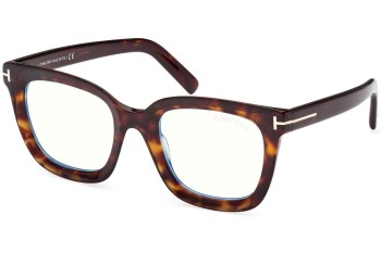 Brillen Tom Ford FT5880-B 052 Quadratisch Havanna