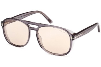 Sonnenbrille Tom Ford FT1022 20E Pilot Grau