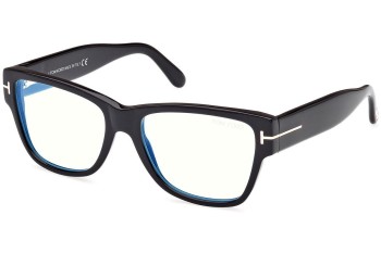 Glasses Tom Ford FT5878-B 001 Quadratisch Schwarz