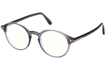 Glasses Tom Ford FT5867-B 020 Rund Grau