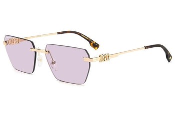 Sonnenbrille Dsquared2 D20102/S EYR/UR Rechteck Gold