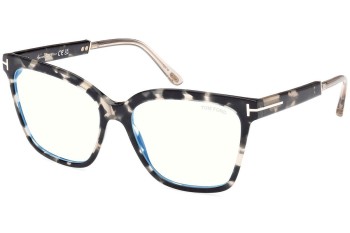 Glasses Tom Ford FT5892-B 005 Quadratisch Havanna