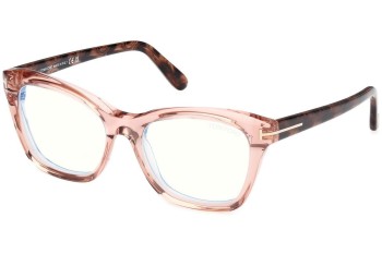 Brillen Tom Ford FT5909-B 072 Cat Eye Rosa