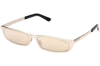 Sunglasses Tom Ford Everett FT1059 32G Rechteck Beige