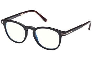 Glasses Tom Ford FT5891-B 005 Rund Schwarz