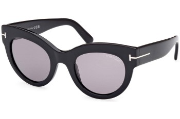 Sonnenbrille Tom Ford Lucilla FT1063 01C Cat Eye Schwarz