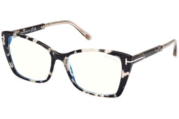 Glasses Tom Ford FT5893-B 005 Cat Eye Havanna