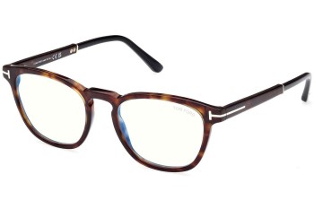 Glasses Tom Ford FT5890-B 056 Rund Havanna