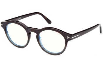 Brillen Tom Ford FT5887-B 056 Rund Schwarz