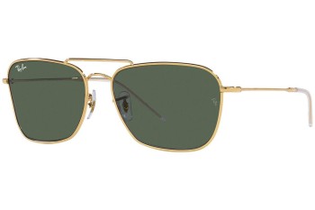 Sonnenbrille Ray-Ban Caravan Reverse RBR0102S 001/VR Rechteck Gold